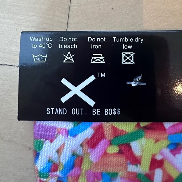 Empire Sox Multi Colorful Sprinkles Design Novelty Crew Socks Size Girl 6-13 - Picture 13 of 14